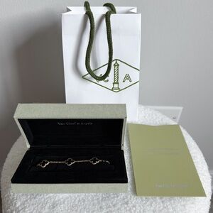 Van Cleef & Arpels Gold And Black Bracelet